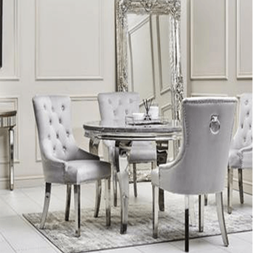Round Luna Dining Set | Megan Chairs
