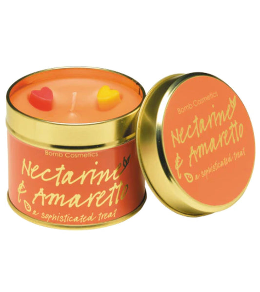 Nectarine & Amaretto Tinned Candle